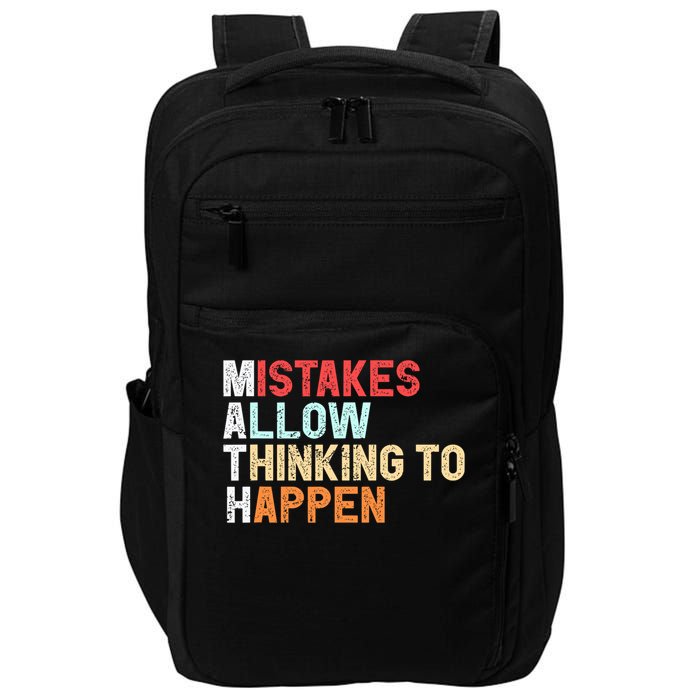Mistakes Allow Thinking To Happen Math Teacher Math Amazon.com Impact Tech Backpack