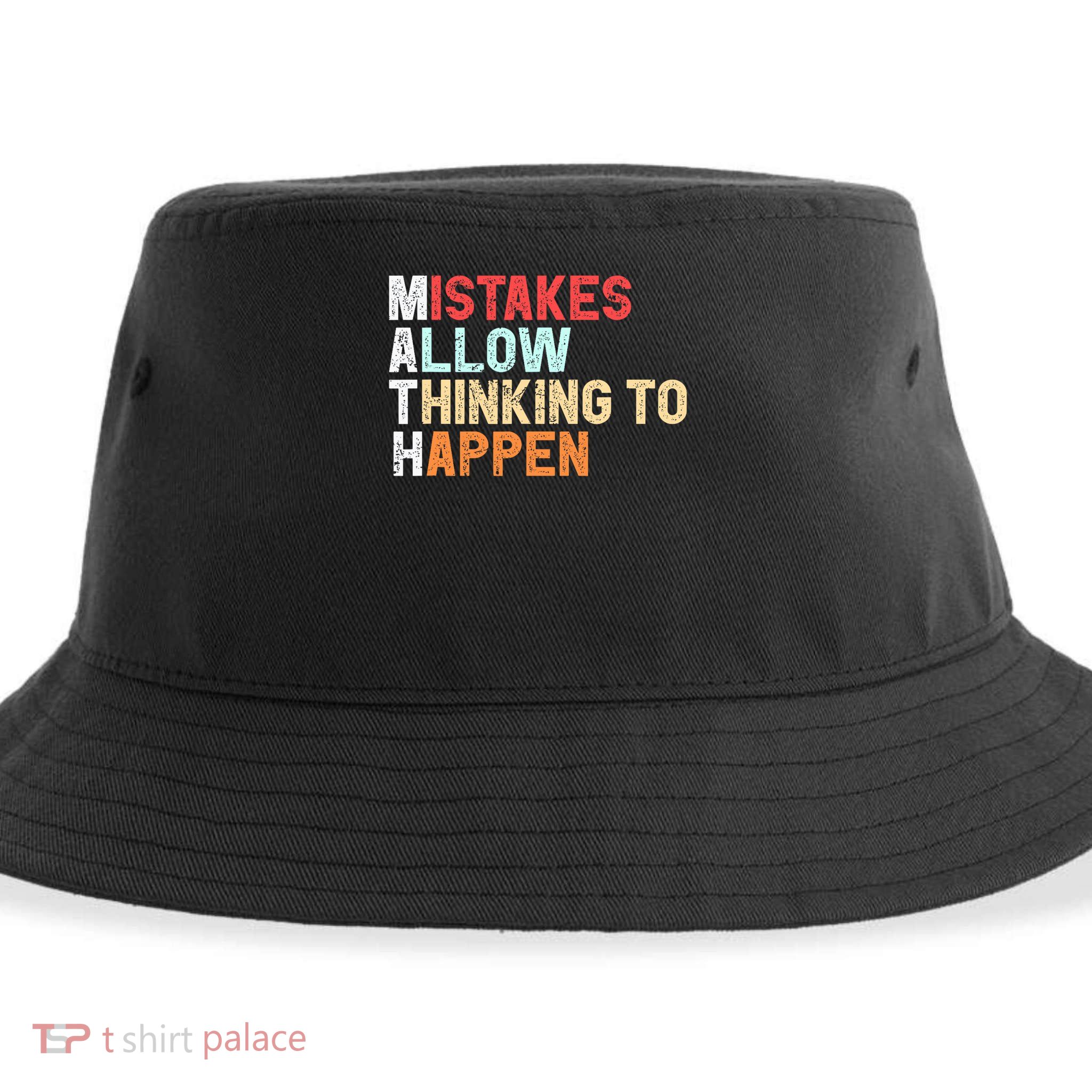 Mistakes Allow Thinking To Happen Math Teacher Math Amazon.com Sustainable Bucket Hat