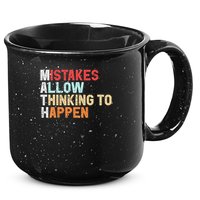 Mistakes Allow Thinking To Happen Math Teacher Math Amazon.com 15oz Campfire Ceramic Mug