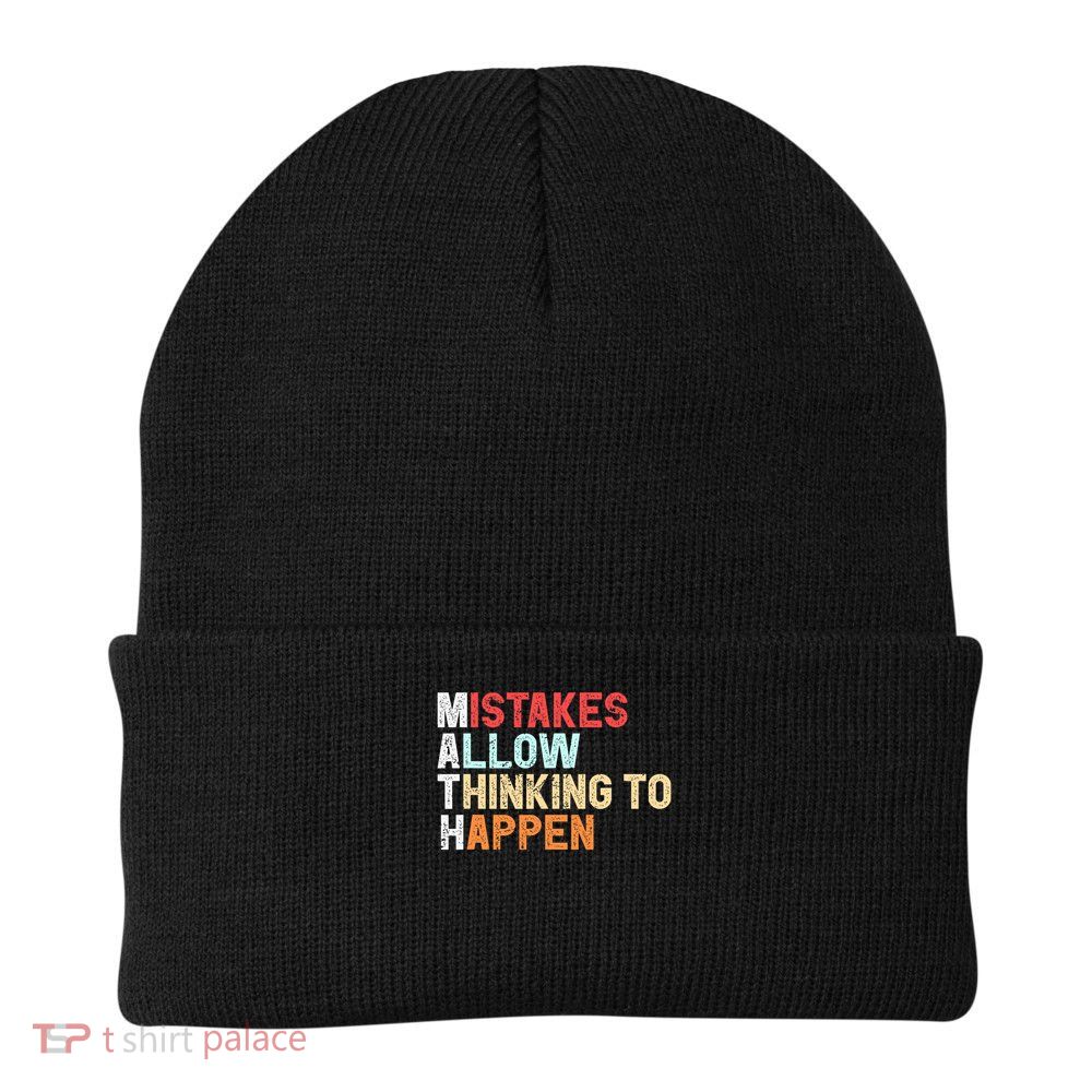 Mistakes Allow Thinking To Happen Math Teacher Math Amazon.com Beanie