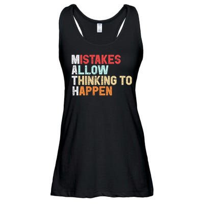 Mistakes Allow Thinking To Happen Math Teacher Math Amazon.com Ladies Essential Flowy Tank