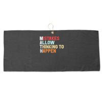 Mistakes Allow Thinking To Happen Math Teacher Math Amazon.com Large Microfiber Waffle Golf Towel