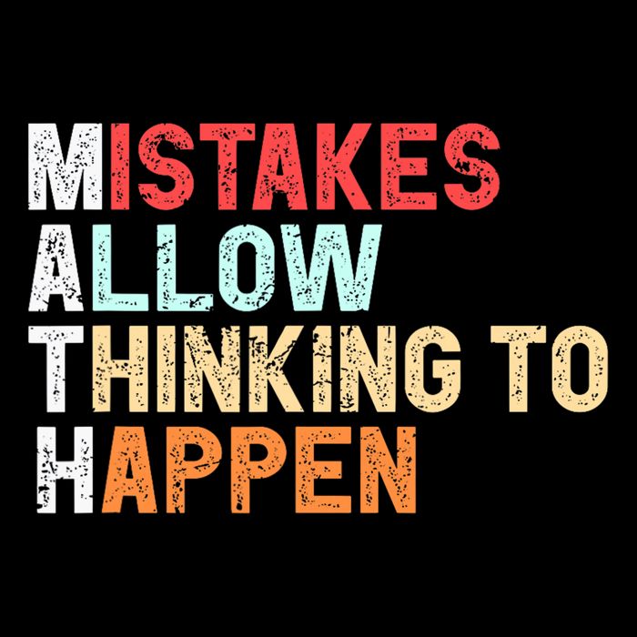 Mistakes Allow Thinking To Happen Math Teacher Math Amazon.com Tall Sweatshirt