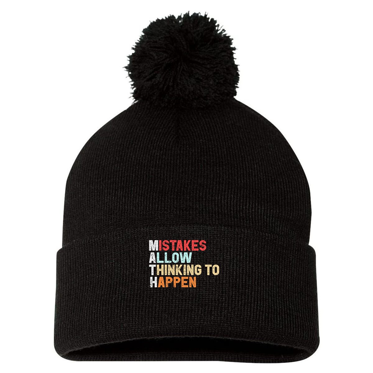 Mistakes Allow Thinking To Happen Math Teacher Math Amazon.com Pom Pom 12in Knit Beanie