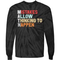 Mistakes Allow Thinking To Happen Math Teacher Math Amazon.com Tie-Dye Long Sleeve Shirt