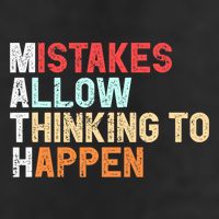 Mistakes Allow Thinking To Happen Math Teacher Math Amazon.com Golf Towel