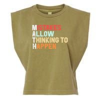 Mistakes Allow Thinking To Happen Math Teacher Math Amazon.com Garment-Dyed Women's Muscle Tee