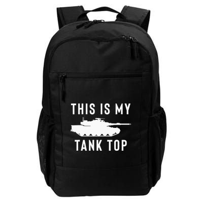 M1 Abrams Tank Funny Sarcastic Military Pun Gift Backpack