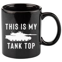 M1 Abrams Tank Funny Sarcastic Military Pun Gift 11oz C Handle Ceramic Mug