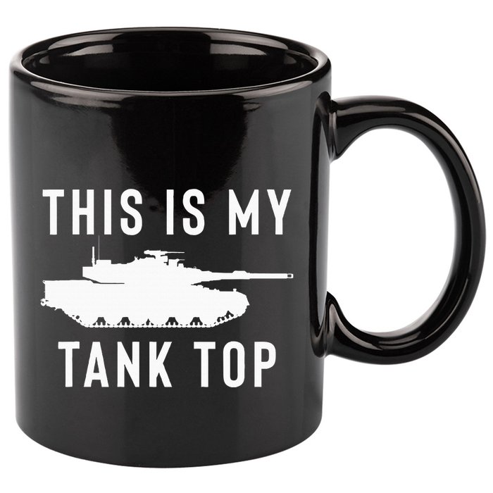 M1 Abrams Tank Funny Sarcastic Military Pun Gift 11oz C Handle Ceramic Mug