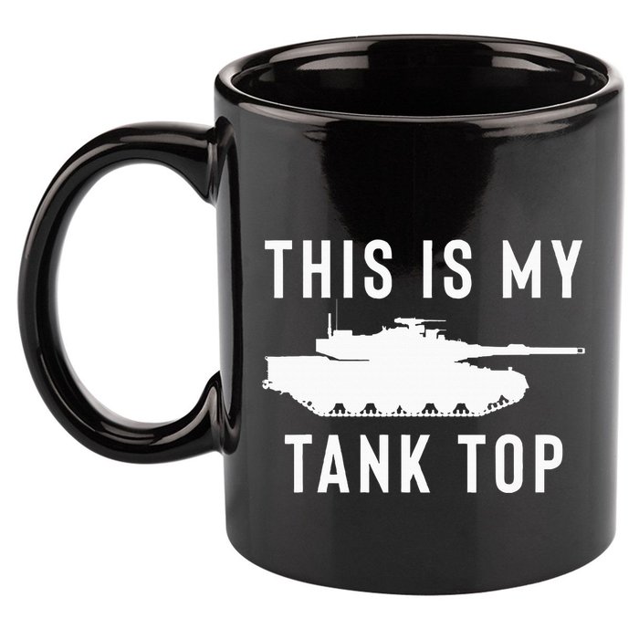 M1 Abrams Tank Funny Sarcastic Military Pun Gift 11oz C Handle Ceramic Mug
