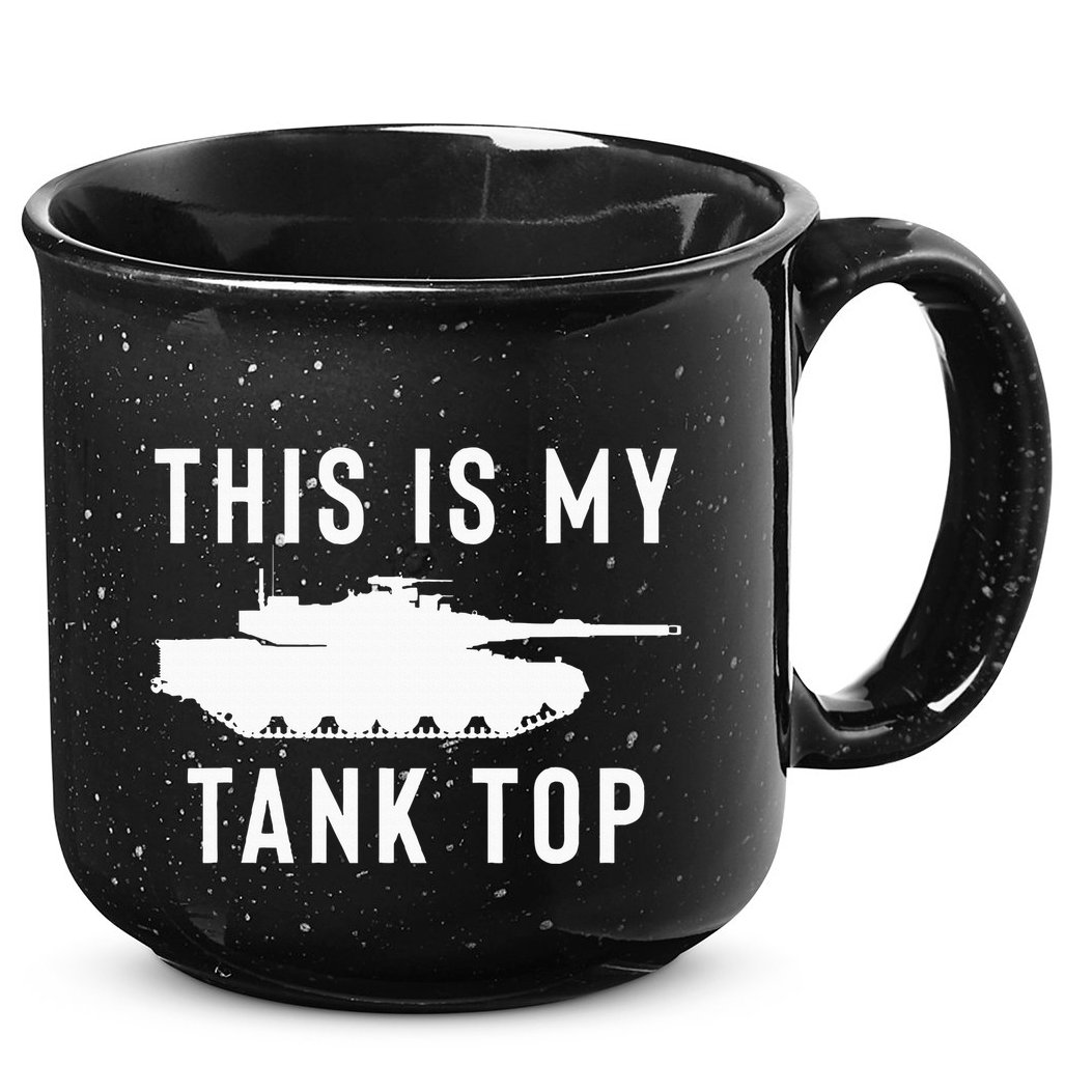 M1 Abrams Tank Funny Sarcastic Military Pun Gift 15oz Campfire Ceramic Mug