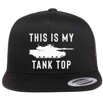 M1 Abrams Tank Funny Sarcastic Military Pun Gift Flatbill Hat