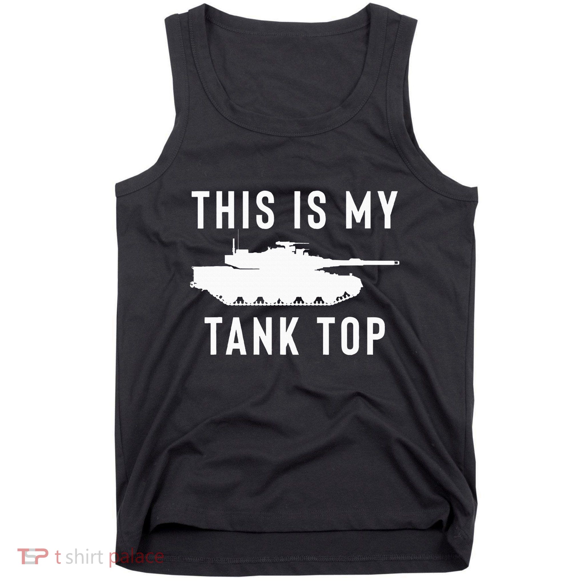 M1 Abrams Tank Funny Sarcastic Military Pun Gift Tank Top