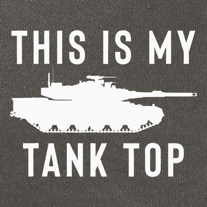 M1 Abrams Tank Funny Sarcastic Military Pun Gift Cotton Canvas Backpack