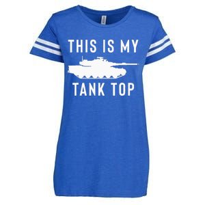 M1 Abrams Tank Funny Sarcastic Military Pun Gift Enza Ladies Jersey Football T-Shirt