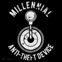 Millennial Anti Theft Device Funny Manual Transmission Tall T-Shirt
