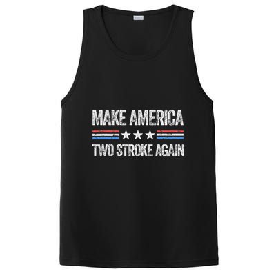 Make America Two Stroke Again Funny Us Patriotic 4th Of July PosiCharge Competitor Tank