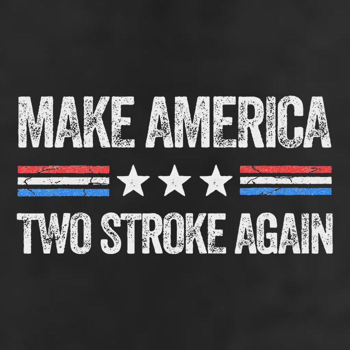 Make America Two Stroke Again Funny Us Patriotic 4th Of July Golf Towel