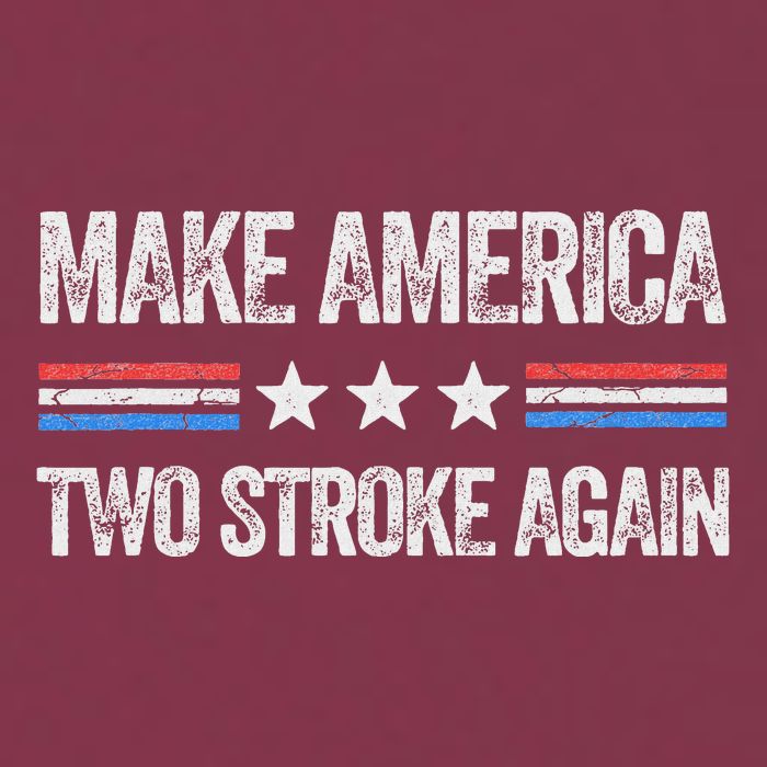 Make America Two Stroke Again Funny Us Patriotic 4th Of July 16oz Travel Tumbler