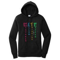 Mistakes Allow Thinking To Happen School Math Teacher Women's Pullover Hoodie