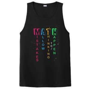 Mistakes Allow Thinking To Happen School Math Teacher PosiCharge Competitor Tank