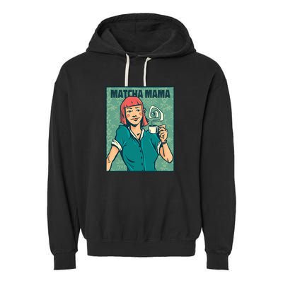 Matcha Mama Garment-Dyed Fleece Hoodie