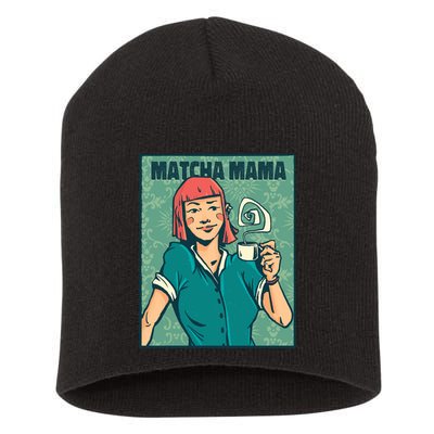 Matcha Mama Short Acrylic Beanie