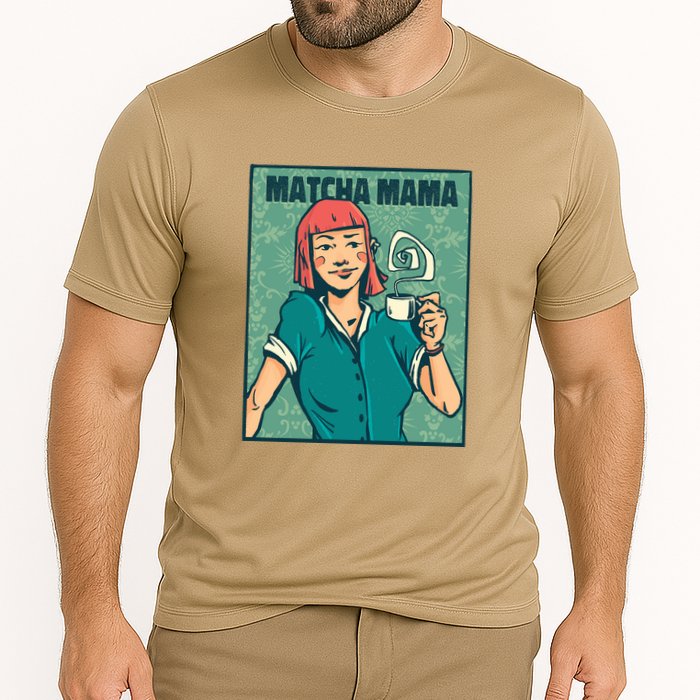 Matcha Mama Cooling Performance Crew T-Shirt