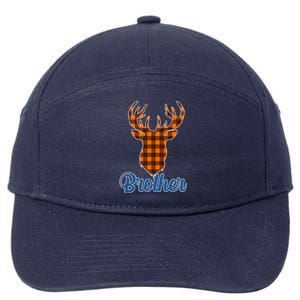 Matching Holiday Family Plaid Reindeer Brother 7-Panel Snapback Hat