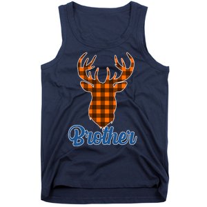 Matching Holiday Family Plaid Reindeer Brother Tank Top