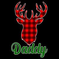 Matching Holiday Family Plaid Reindeer Daddy Premium T-Shirt