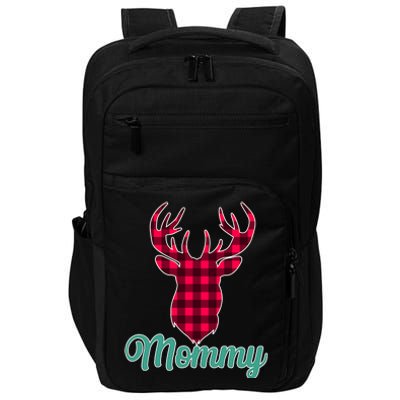 Matching Holiday Family Plaid Reindeer Mommy Impact Tech Backpack