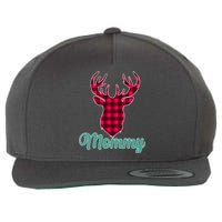 Matching Holiday Family Plaid Reindeer Mommy Wool Snapback Cap