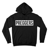 Maternity Slogan Preggers Box Logo Hoodie