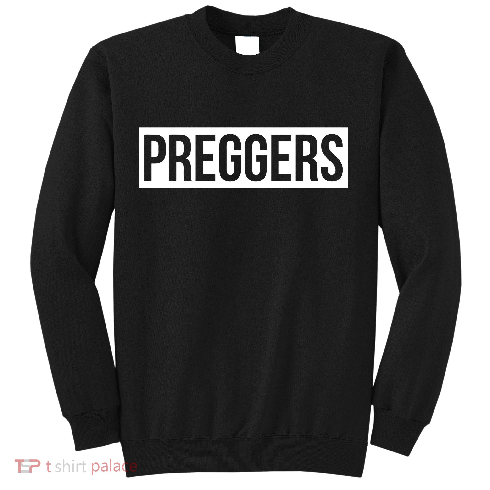 Maternity Slogan Preggers Box Logo Sweatshirt