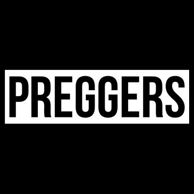Maternity Slogan Preggers Box Logo T-Shirt