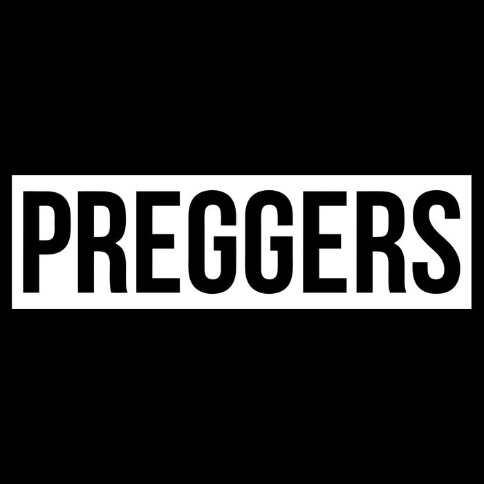 Maternity Slogan Preggers Box Logo Drawstring Bag