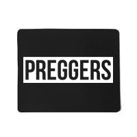 Maternity Slogan Preggers Box Logo Mousepad