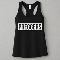 Maternity Slogan Preggers Box Logo Womens Tank Top
