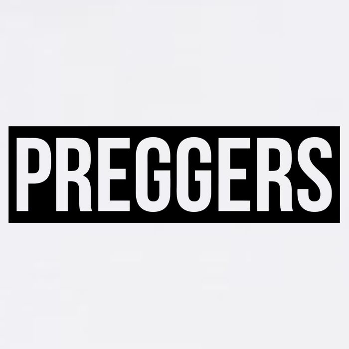 Maternity Slogan Preggers Box Logo Garment-Dyed Sweatshirt