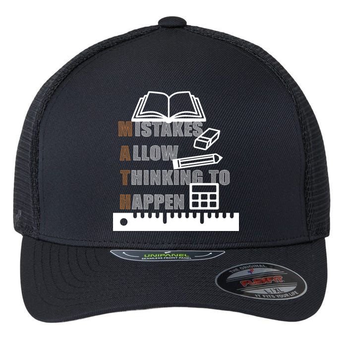Math Allow Thinking To Happen Flexfit Unipanel Trucker Cap