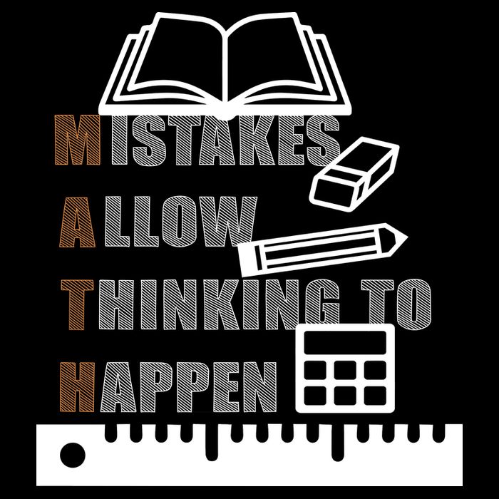 Math Allow Thinking To Happen Flexfit Unipanel Trucker Cap