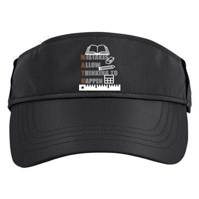 Math Allow Thinking To Happen Adult Drive Performance Visor