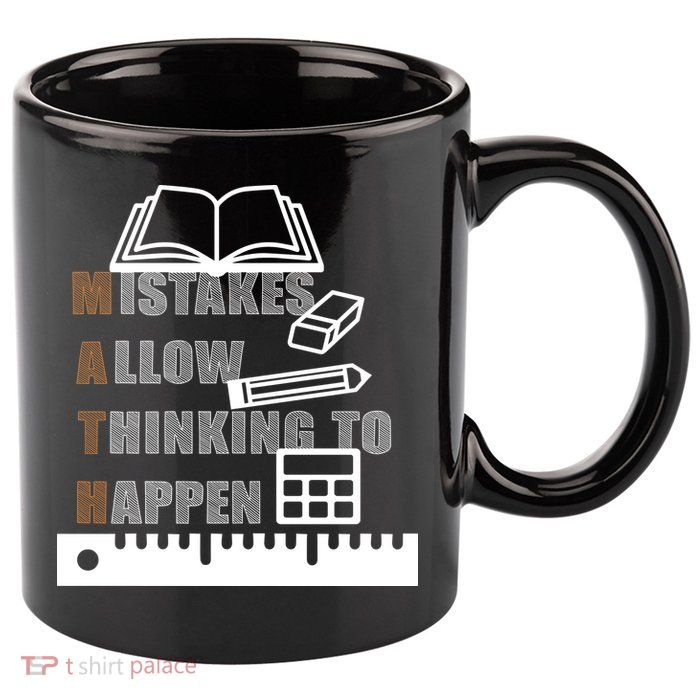Math Allow Thinking To Happen 11oz C Handle Ceramic Mug