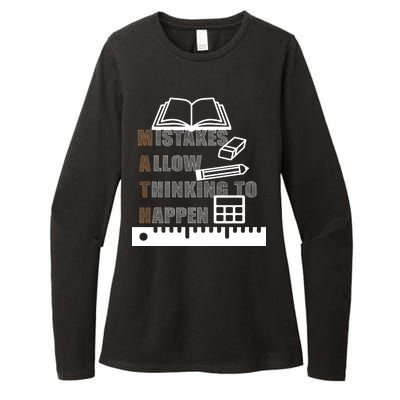 Math Allow Thinking To Happen Womens CVC Long Sleeve Shirt