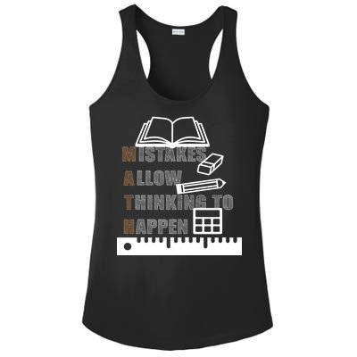 Math Allow Thinking To Happen Ladies PosiCharge Competitor Racerback Tank