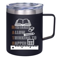 Math Allow Thinking To Happen 12oz Stainless Steel Coffee Mug
