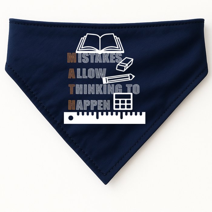 Math Allow Thinking To Happen USA-Made Doggie Bandana
