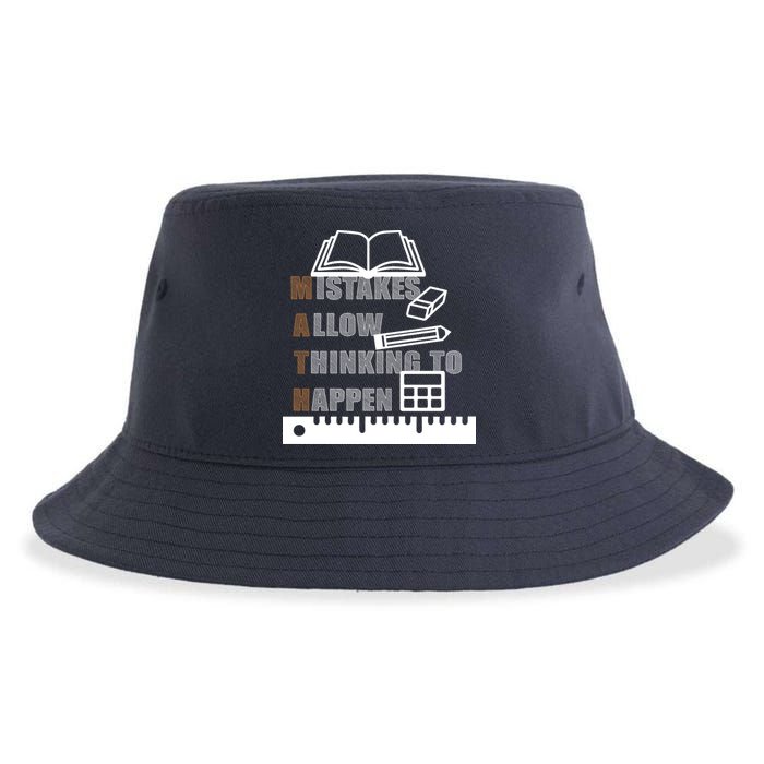 Math Allow Thinking To Happen Sustainable Bucket Hat